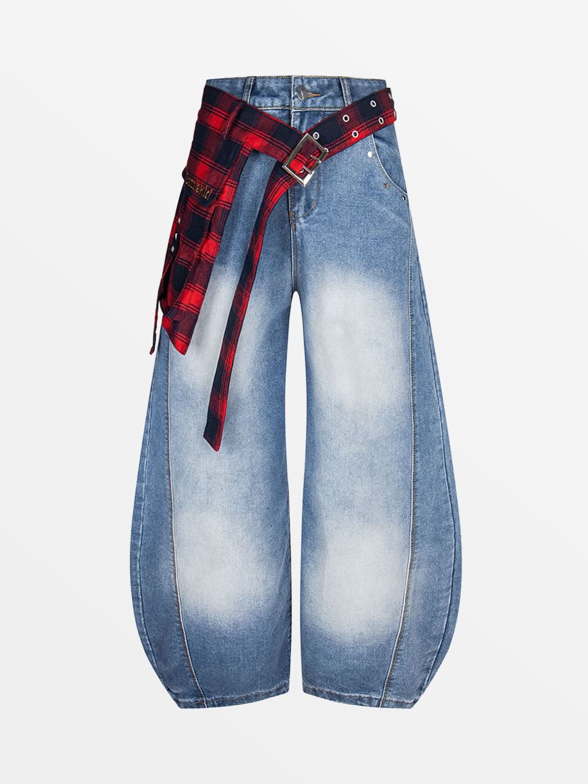 Jean Tormat Bleu foncé — Pantalon Streetwear Y2K ShineAndGlory