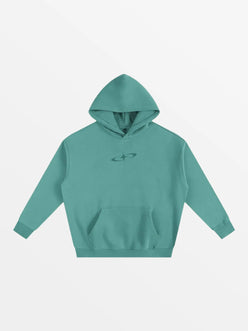 HOODIE "FOXA"-SHINEANDGLORY-Medium Vert-S-SHINEANDGLORY