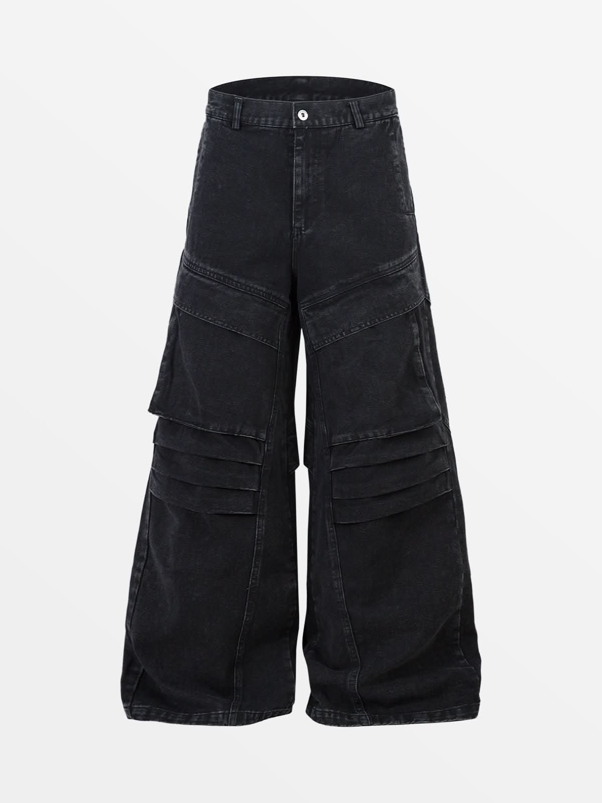 Jean Rixbis Noir — Jean Denim Streetwear Y2K ShineAndGlory