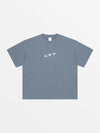 T-SHIRT "WINSRO"-SHINEANDGLORY-Gris Bleu-S-SHINEANDGLORY