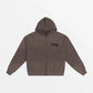 SWEAT ZIP "SODARIN"-SHINEANDGLORY- Gris-S-SHINEANDGLORY