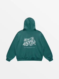 HOODIE "NOW OR NEVER"-SHINEANDGLORY-SHINEANDGLORY