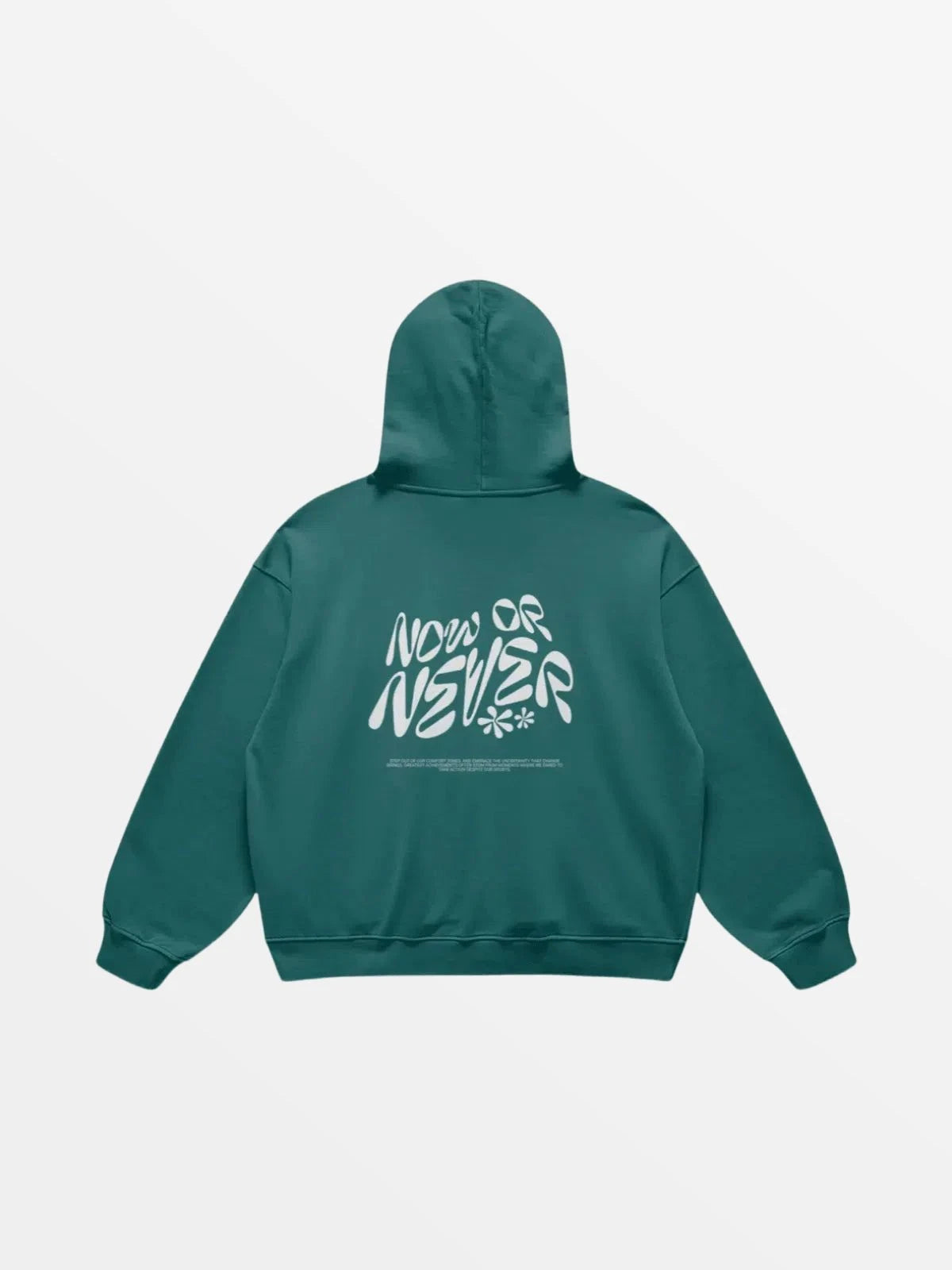 HOODIE "NOW OR NEVER"-SHINEANDGLORY-SHINEANDGLORY