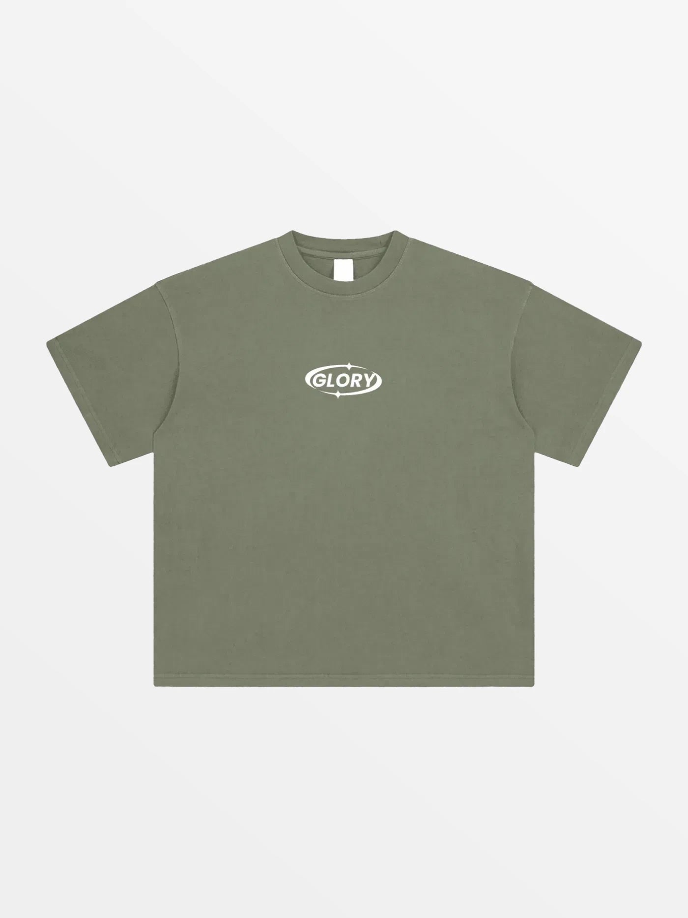 T-SHIRT "OMINE"-SHINEANDGLORY-Gris Vert-S-SHINEANDGLORY