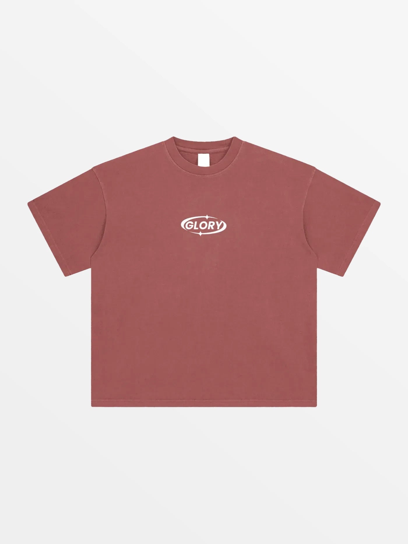 T-SHIRT "OMINE"-SHINEANDGLORY-Brick Red-S-SHINEANDGLORY