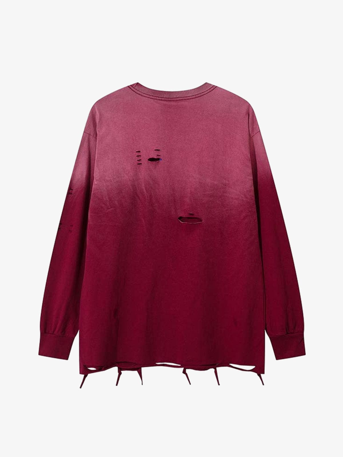 T-Shirt Holey Fade — Streetwear Y2K Oversized Men Women