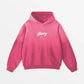 HOODIE "ILYA"-SHINEANDGLORY-Pink-S-SHINEANDGLORY