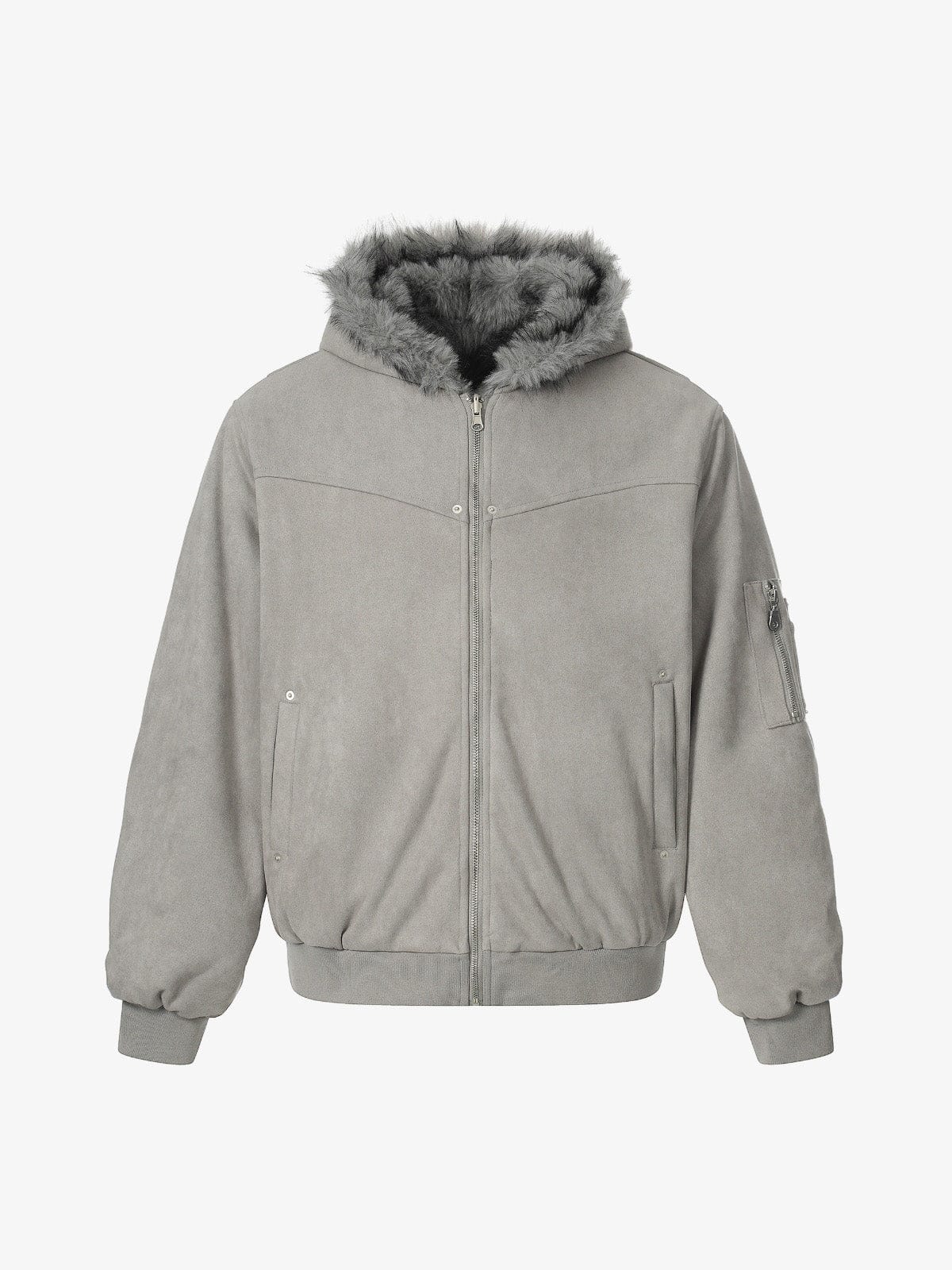 Veste Street Gris — Veste Jacket Streetwear Y2K ShineAndGlory