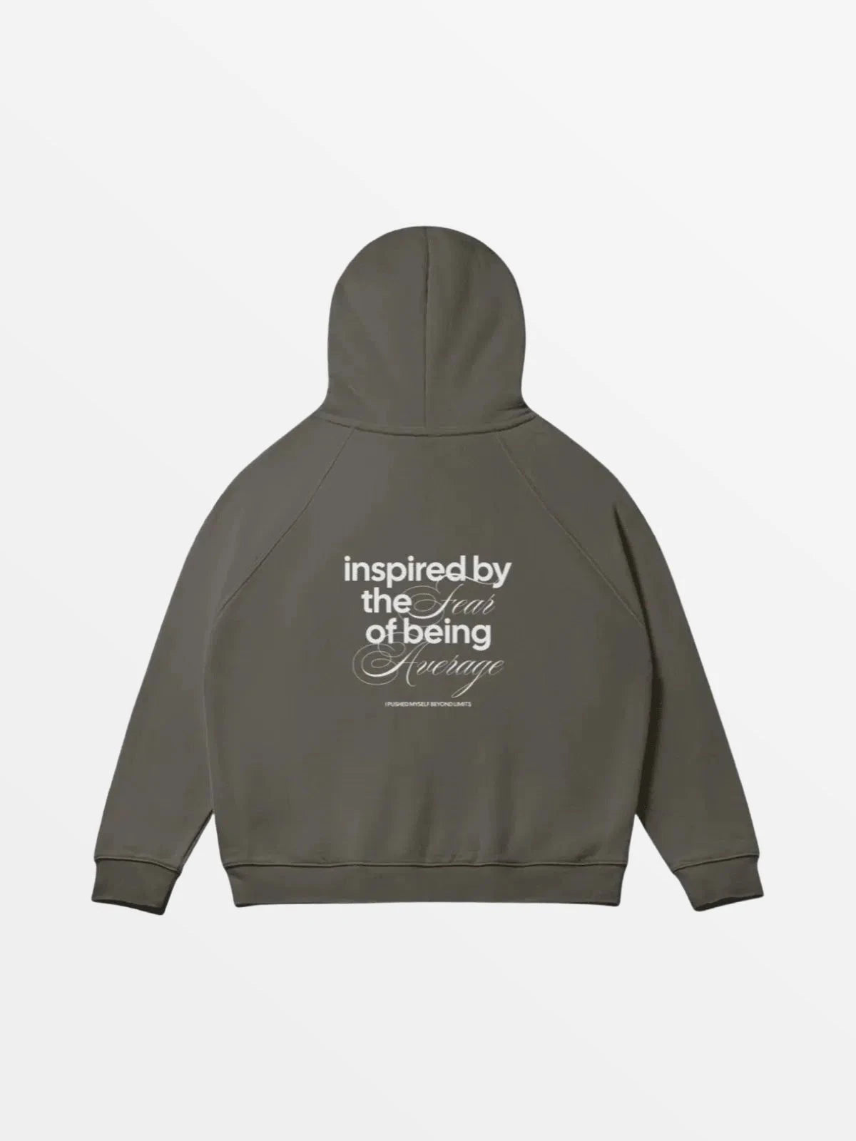 SWEAT ZIP "FEAR OF AVERAGE"-SHINEANDGLORY-SHINEANDGLORY