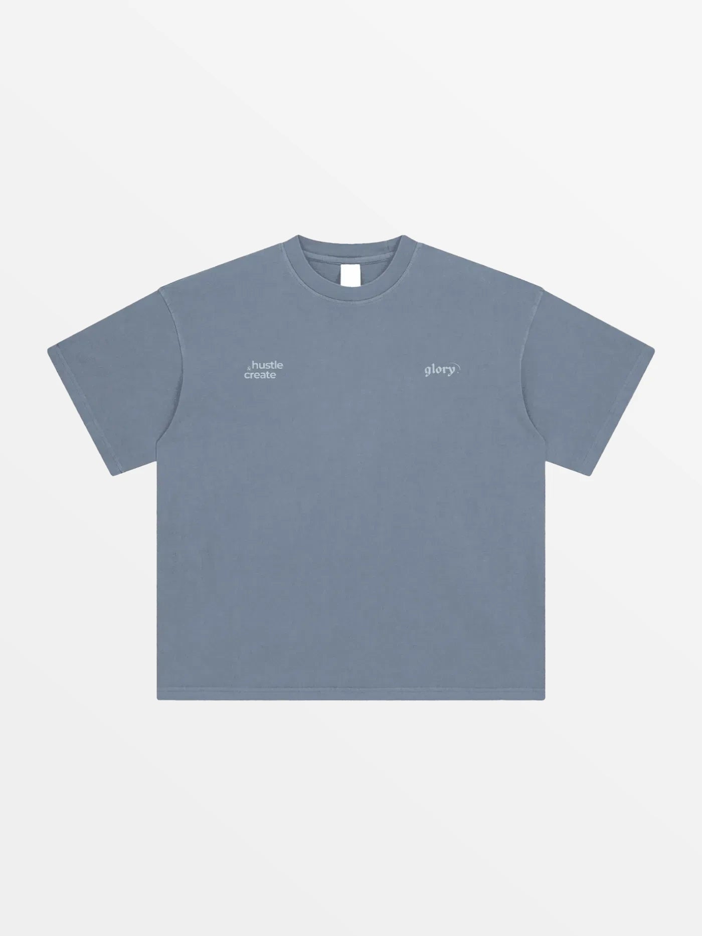 T-SHIRT "GARO"-SHINEANDGLORY-Gris Bleu-S-SHINEANDGLORY