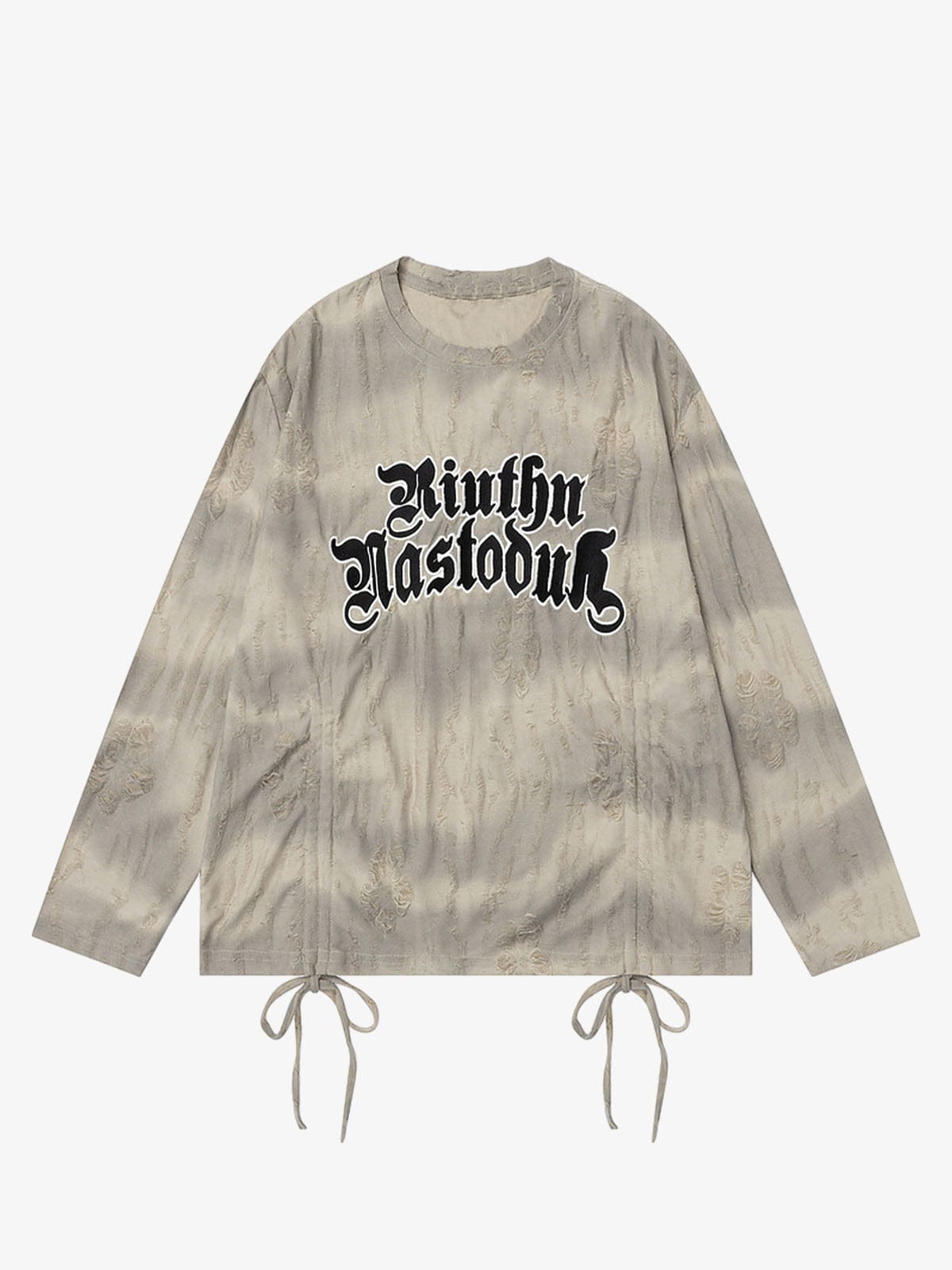 T-Shirt Manches Longues Lazy String Abricot — T-Shirt Manches Longues Streetwear Y2K ShineAndGlory