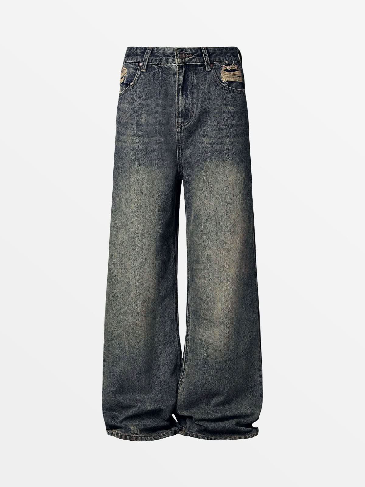 Jean Solgo Bleu foncé — Jean Denim Streetwear Y2K ShineAndGlory