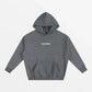 HOODIE "LOVE"-SHINEANDGLORY-Gris-S-SHINEANDGLORY