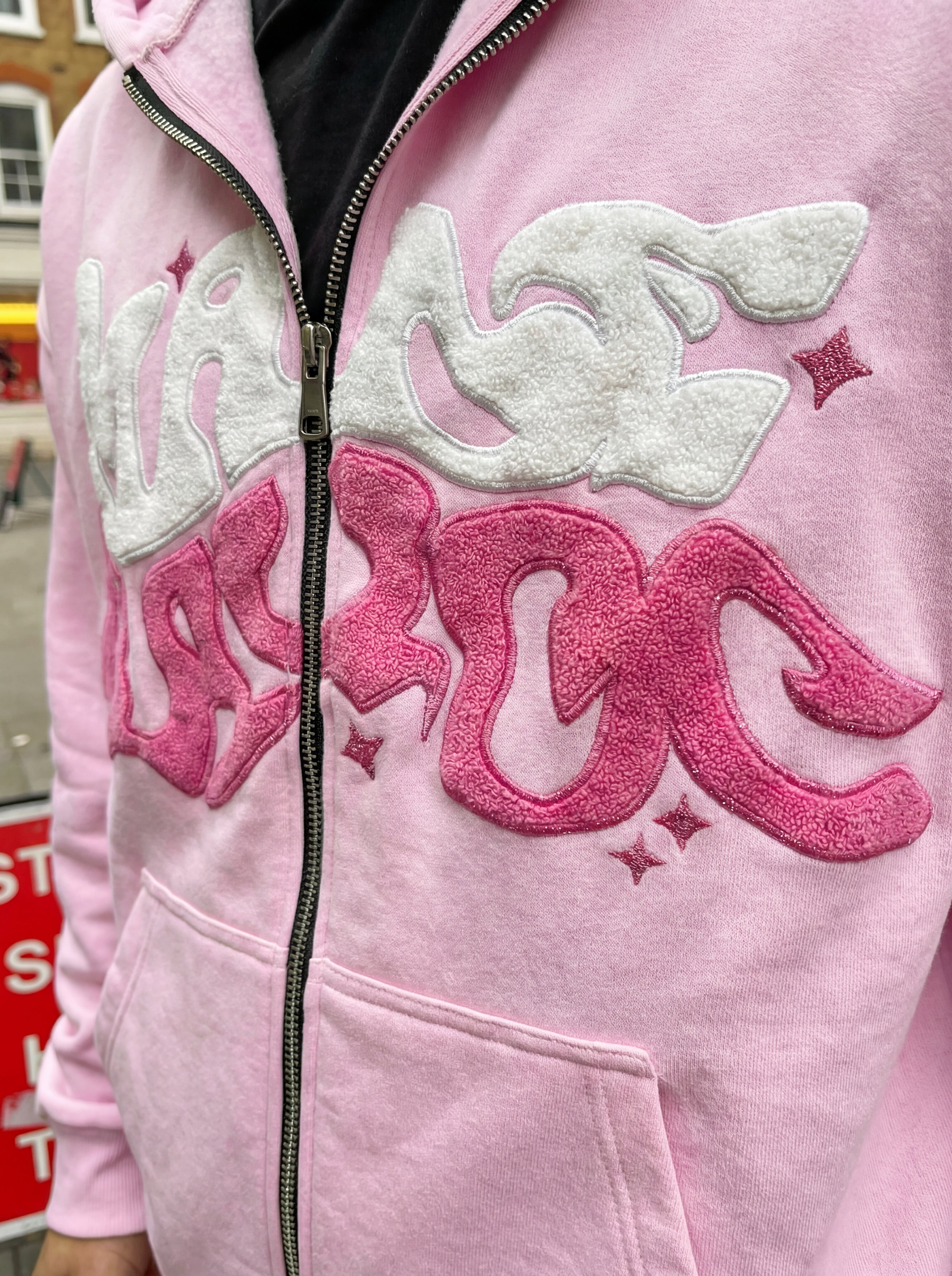 Zip Up Hoodie Graph — Y2K Oversized Streetwear – SHINEANDGLORY