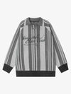 SUDADERA "BORDADO A RAYAS"
