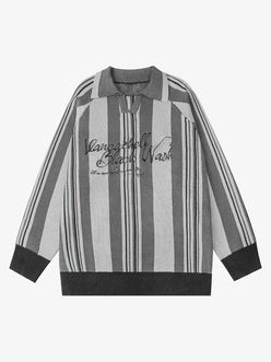 SWEAT "STRIPED EMBROIDERY"