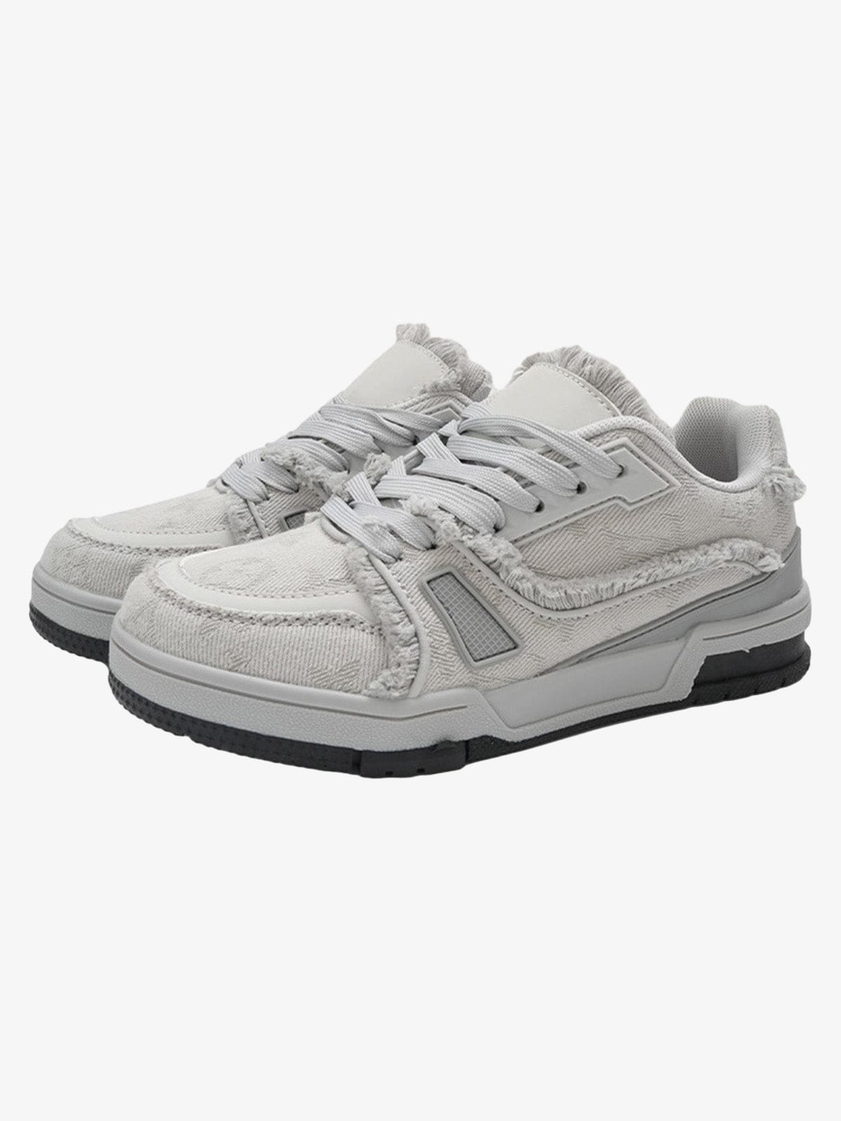 Sneakers Retro Gris — Sneakers Baskets Streetwear Y2K ShineAndGlory