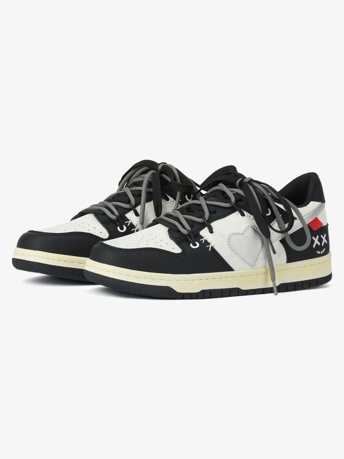 Sneakers Love Noir — Sneakers Baskets Streetwear Y2K ShineAndGlory