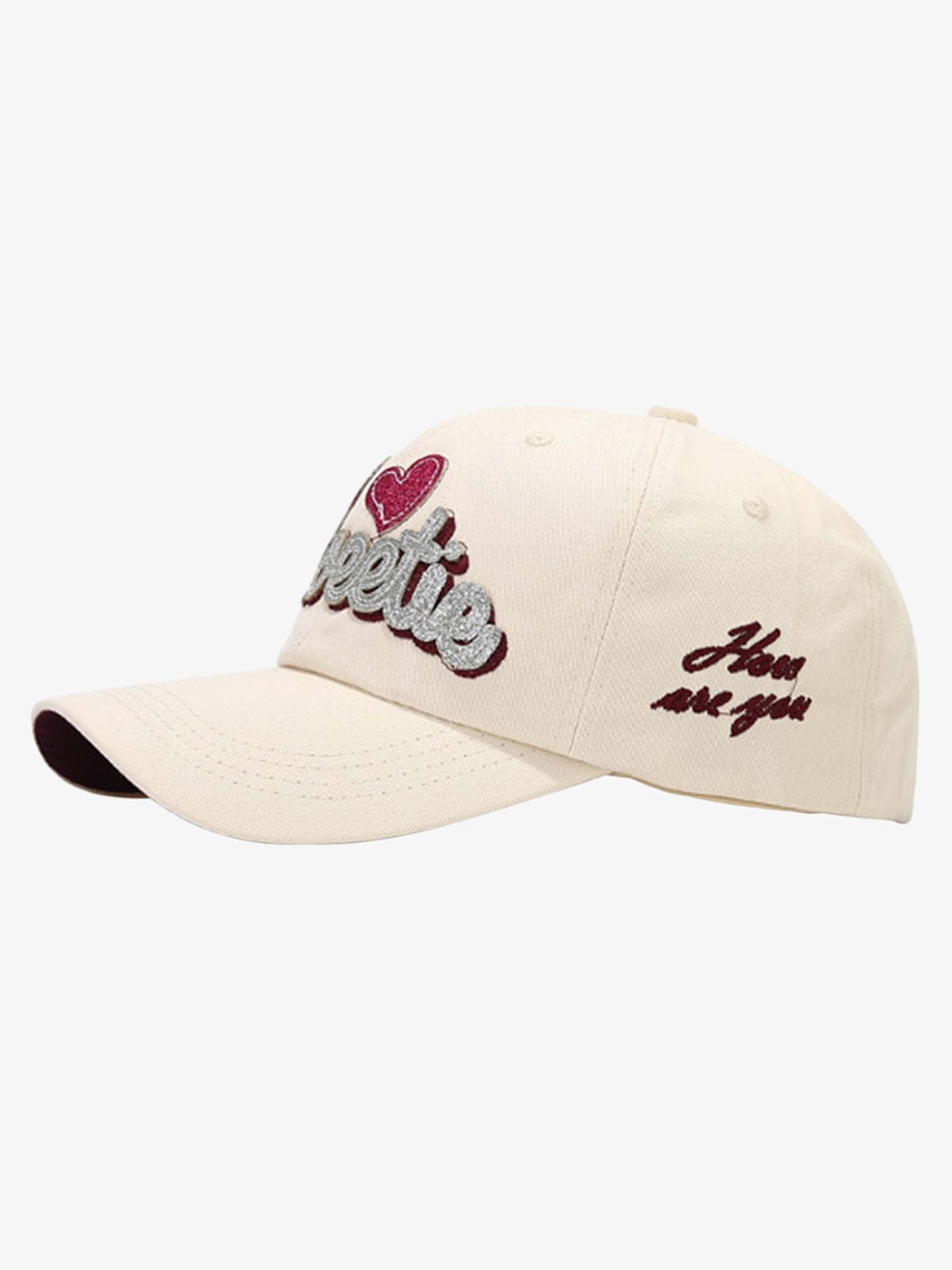 Casquette Sunshine Love Beige — Casquette Cap Streetwear Y2K ShineAndGlory