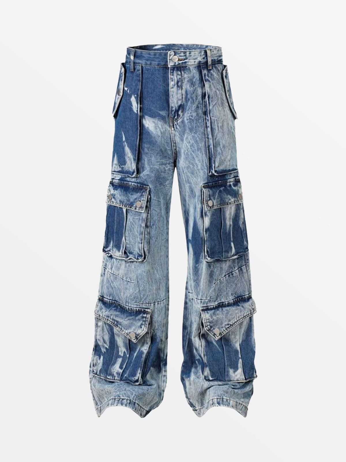Jean Linko Bleu foncé — Jean Denim Streetwear Y2K ShineAndGlory