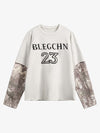 LONG SLEEVE "LAYERED PRINT"