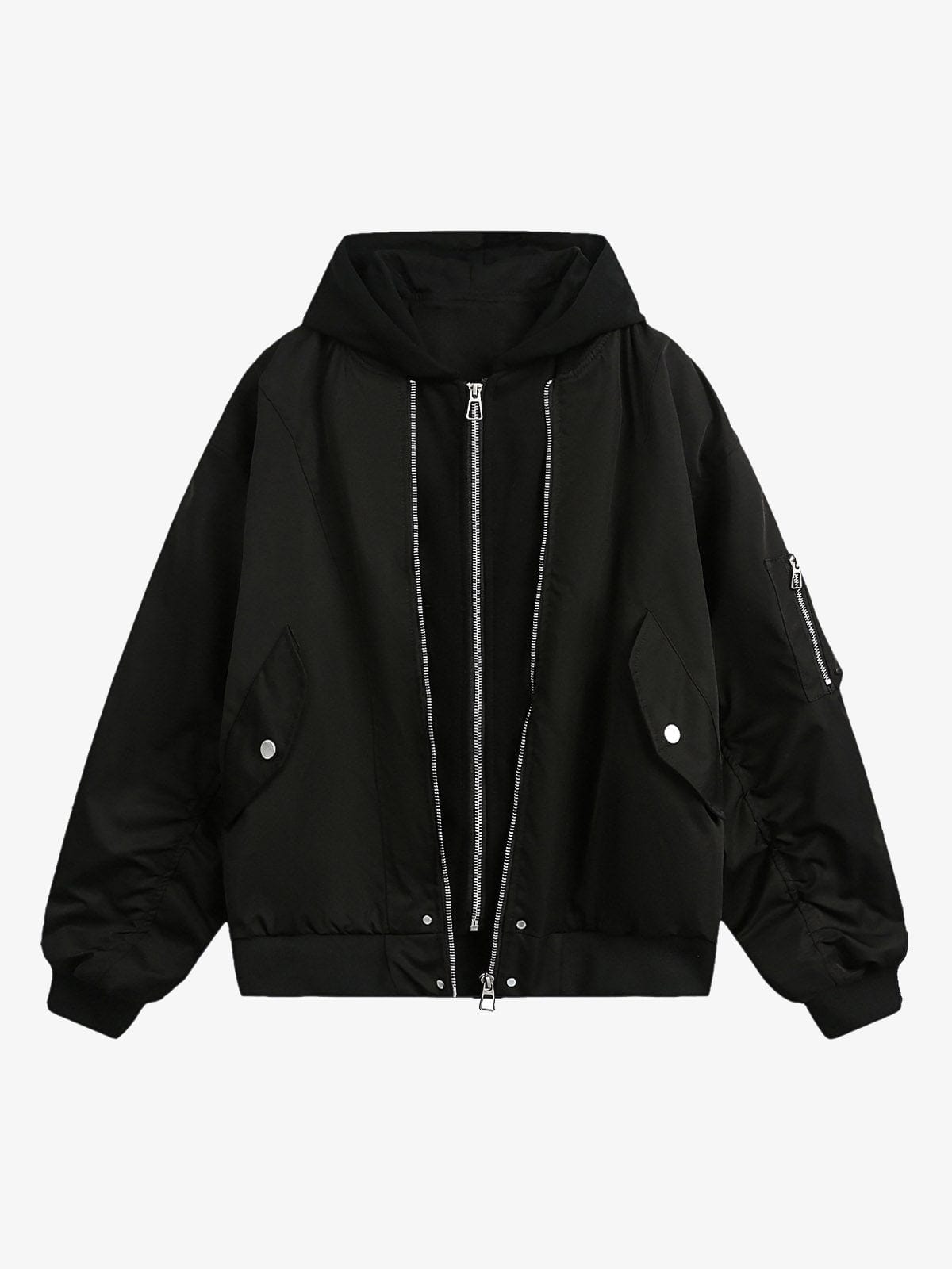 Veste Piece Noir — Veste Jacket Streetwear Y2K ShineAndGlory