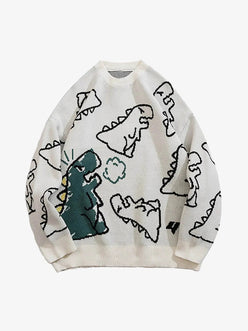 SUDADERA "ESTAMPA DE DINOSAURIO"