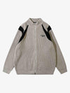 SUDADERA "COLOR BLOCK CREMALLERA"