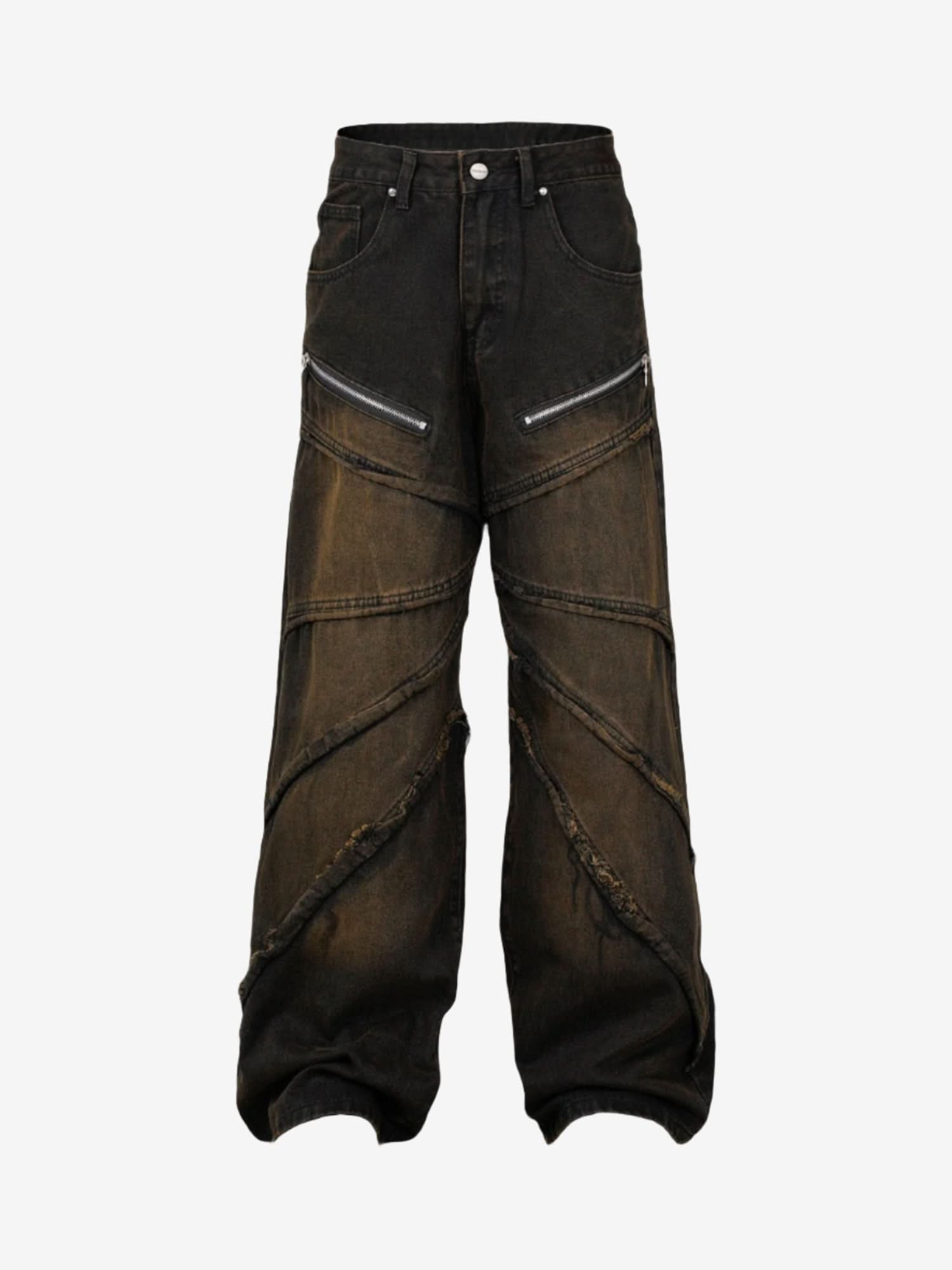 Jean Dalvor Noir — Jean Denim Streetwear Y2K ShineAndGlory