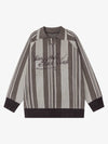 SUDADERA "BORDADO A RAYAS"