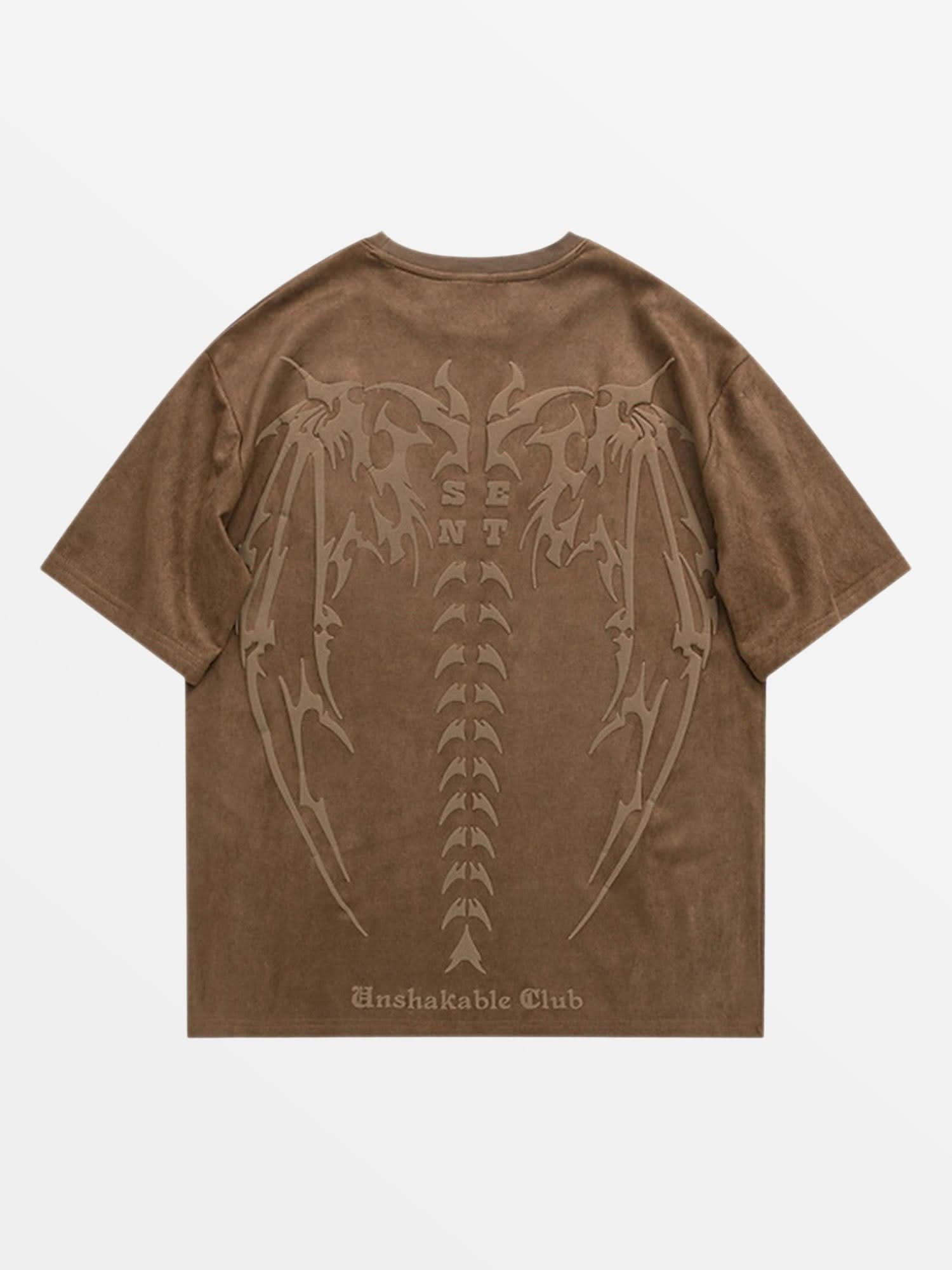 T-Shirt Dialcisol Marron — T-Shirt Streetwear Y2K ShineAndGlory