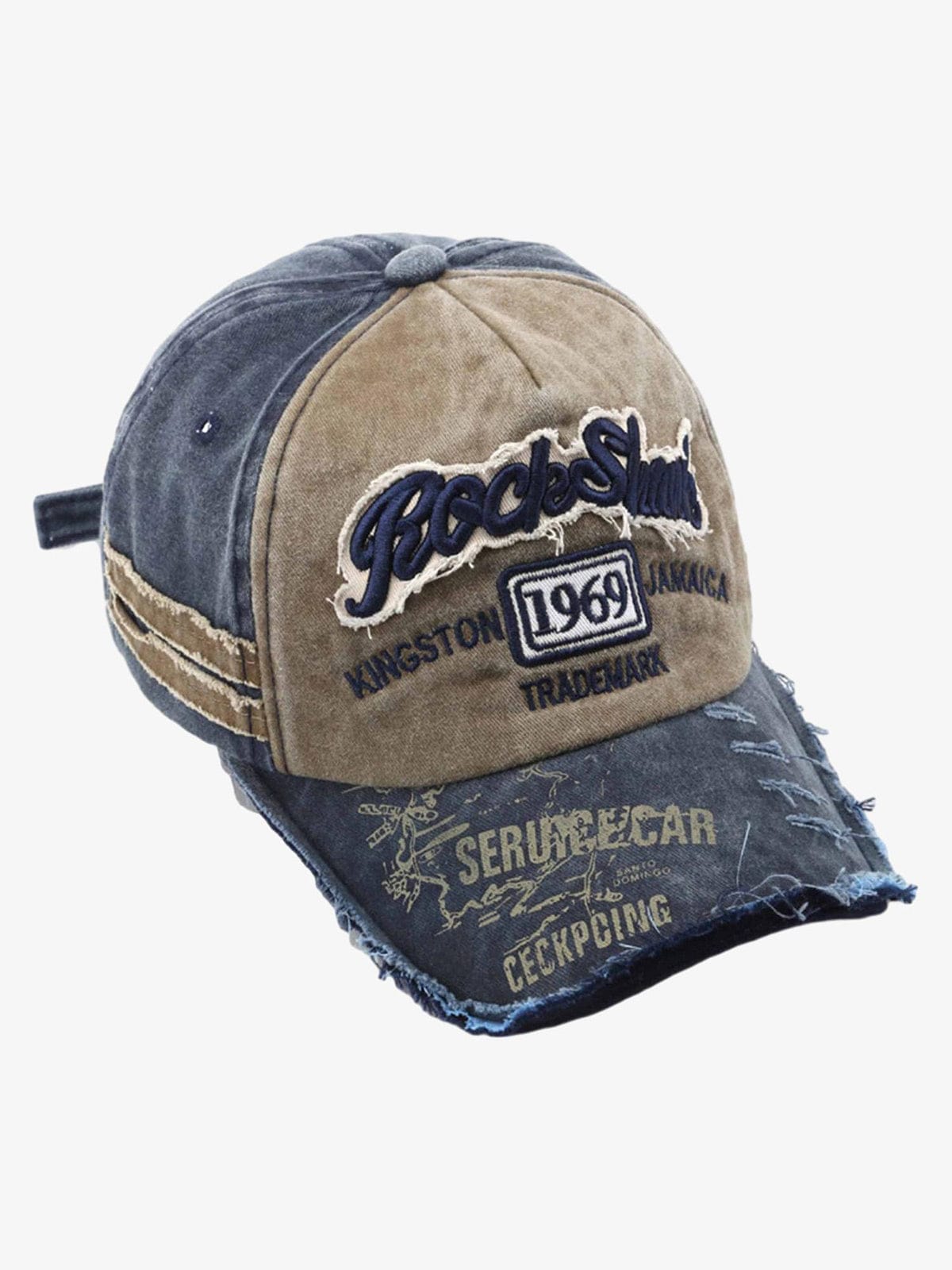 Casquette Monogramme Rétro Kaki — Casquette Cap Streetwear Y2K ShineAndGlory