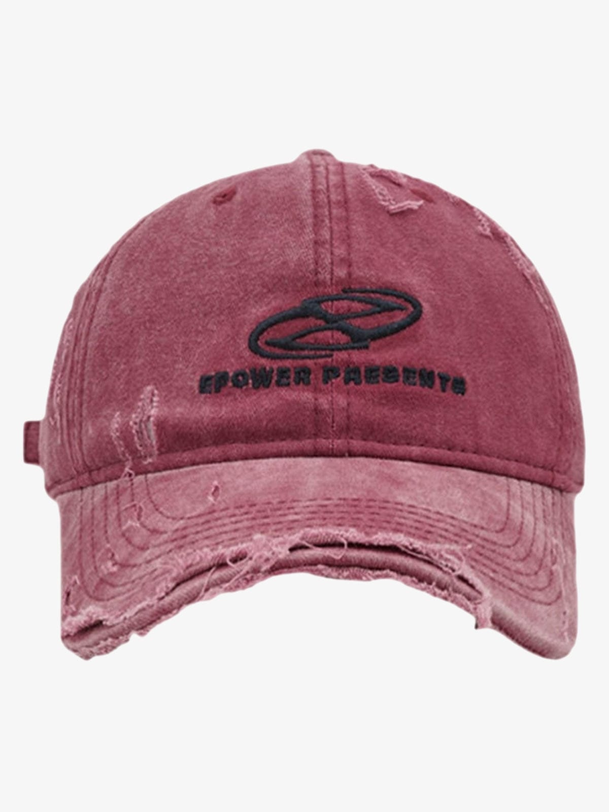 Casquette Déchiré Gris foncé — Casquette Cap Streetwear Y2K ShineAndGlory