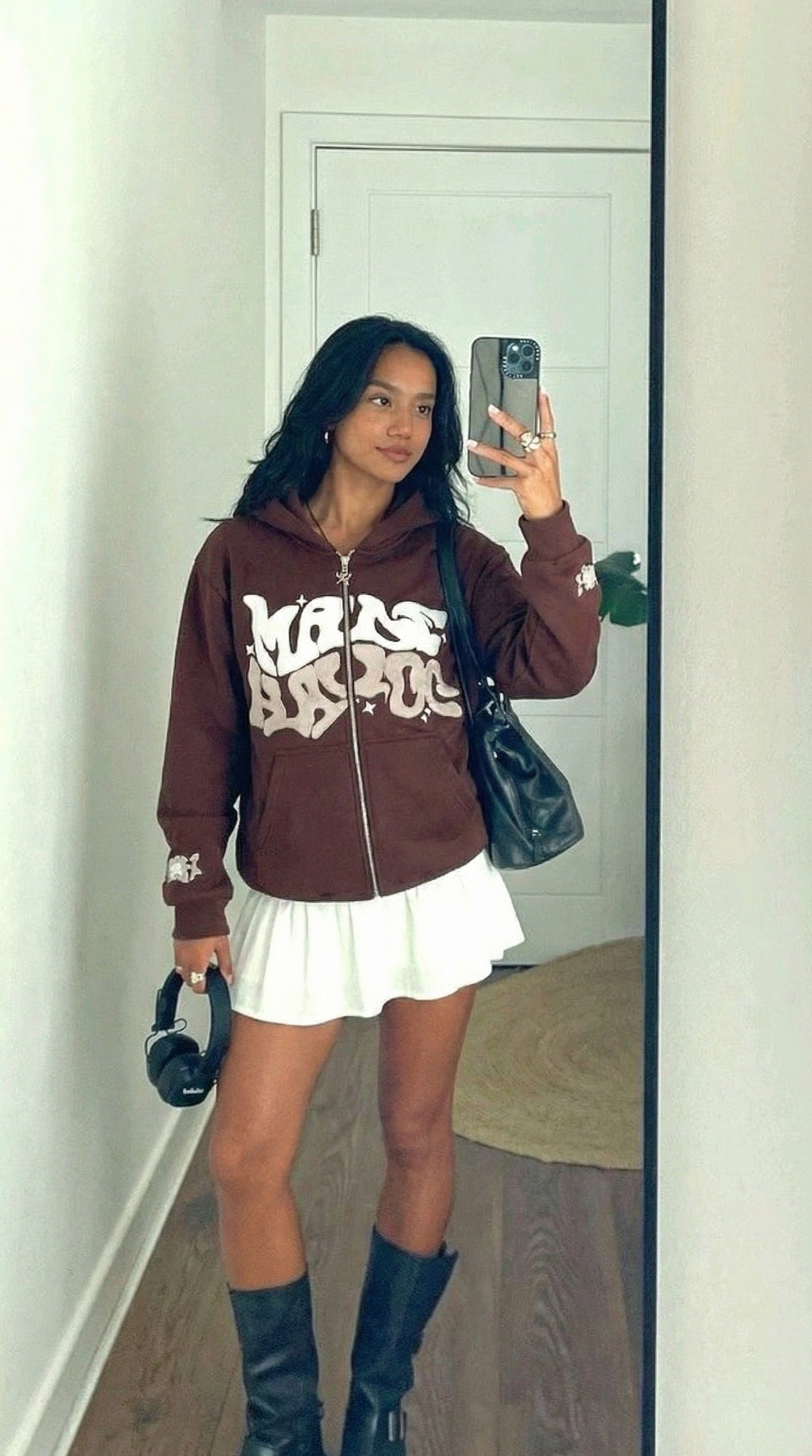Zip Up Hoodie Graph — Y2K Oversized Streetwear – SHINEANDGLORY