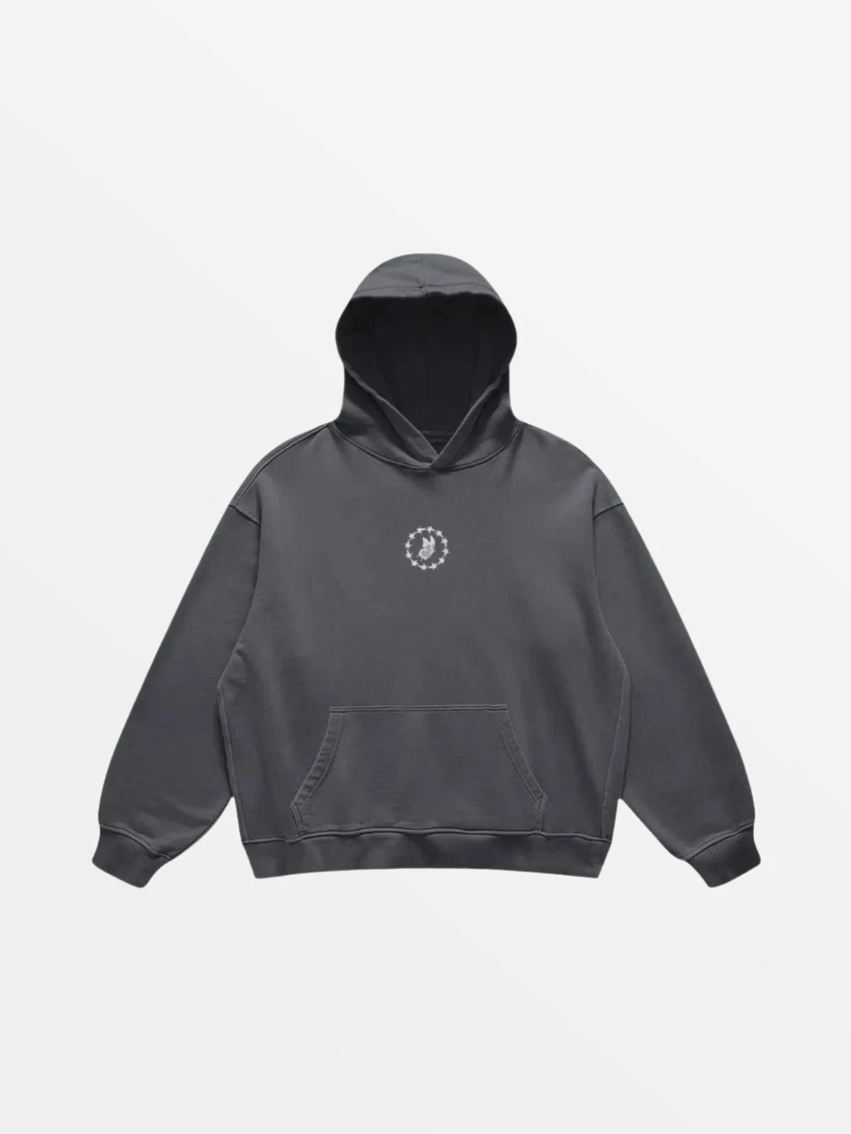 HOODIE "AROA""-SHINEANDGLORY-Carbon Gris-S-SHINEANDGLORY