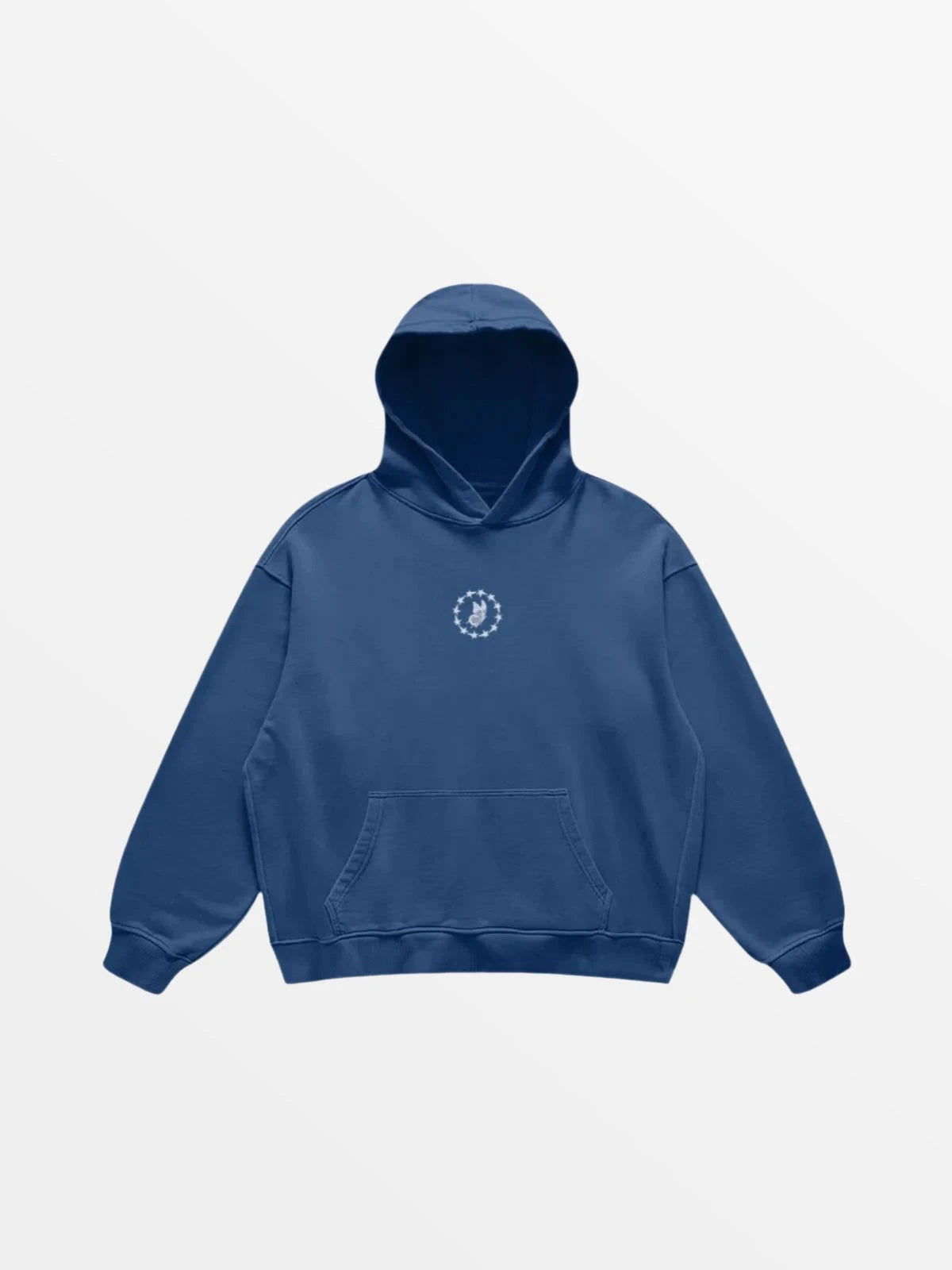 HOODIE "AROA""-SHINEANDGLORY-Kashmir Bleu-S-SHINEANDGLORY