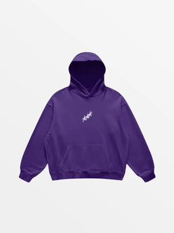 HOODIE "3STR"-SHINEANDGLORY-Purple Haze-S-SHINEANDGLORY