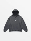 HOODIE "3STR"-SHINEANDGLORY-Carbon Gris-S-SHINEANDGLORY