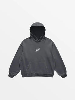 HOODIE "3STR"-SHINEANDGLORY-Carbon Gris-S-SHINEANDGLORY