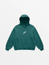 HOODIE "3STR"-SHINEANDGLORY-Blueish Vert-S-SHINEANDGLORY